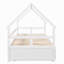 Lit de jour simple à baldaquin avec lit gigogne par Red Barrel Studio®
