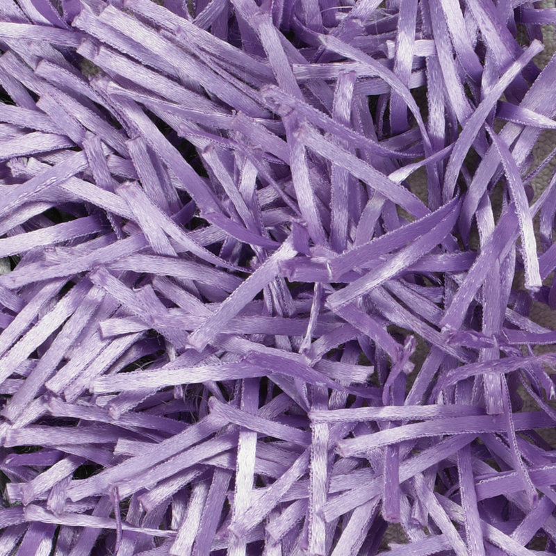 Hand Loomed Modern Area Rug in Purple, Round 7'9"
