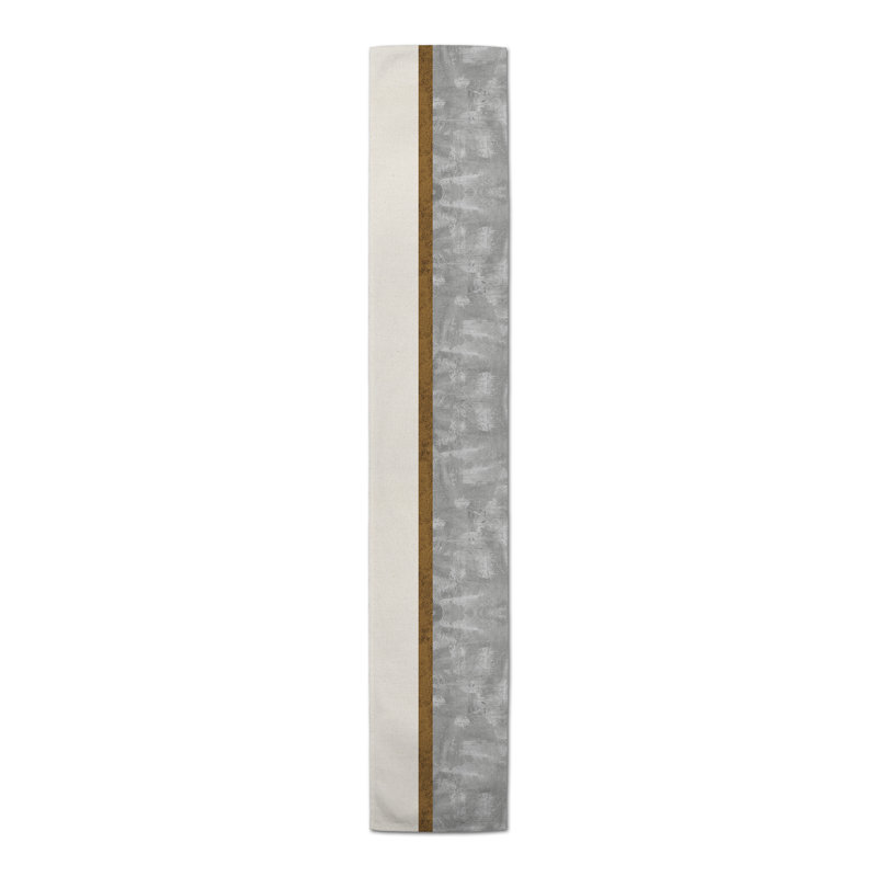 Bijon Rectangle Polyester Table Runner, 90" x 16"