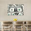 American One Dollar Contemporary Wall Art Print 1 Piece Wrapped Canvas Wall Art-1600337412