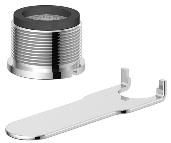 Ensemble d’aérateur mâles à pouce, Chrome