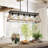 Deizel 5-Light Metal Linear Pendant-68211090