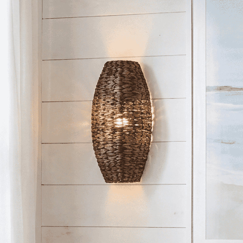 Applique murale 2 lumières Tierra Brisa en laiton Riviera par Breegan Jane