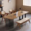 Bureaux rectangulaires en bois massif Burlywood-108511077