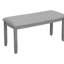 Ensemble de salle à manger de cuisine 6 pièces, table de salle à manger rectangulaire en bois avec 4 chaises rembourrées et un banc, ensemble de table de salle à manger pour 6 personnes, salon, bar et cuisine, gris-1984753525