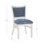 Chaise d'appoint à rayures bleues Lainey-1558847674