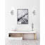 Applique murale 3 lumières avec finition chromée