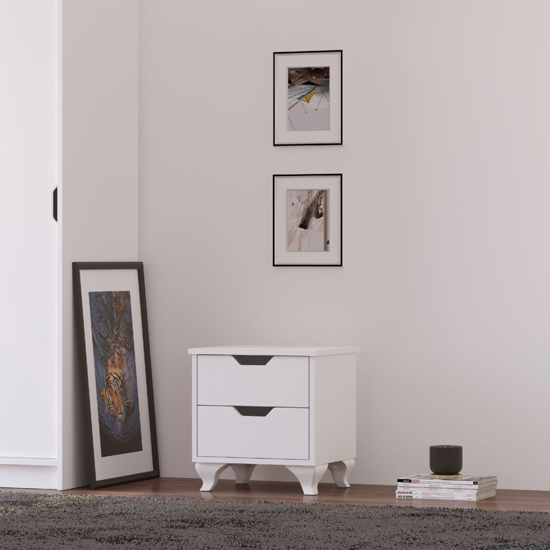 Altadena 45cm W Manufactured Wood Bedside Table