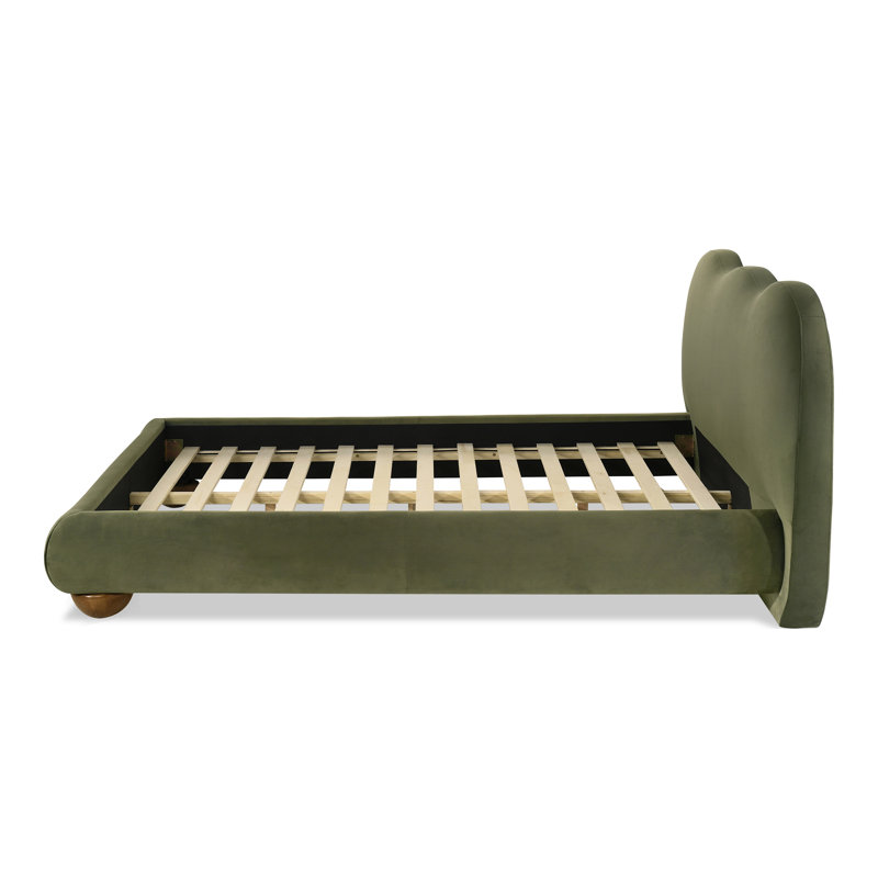 Lit plateforme Mirel, Très grand, Green
