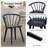 Burkes Solid Wood Arm Chair in Black