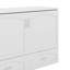 Armoire-lit escamotable pour grand lit escamotable avec tiroir de rangement, port USB, station de charge, cadre de lit escamotable en bois pour bureau à domicile ou petite pièce-85688878