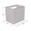 Ensemble de meuble-lavabo simple 23,6 po avec dessus Lissia-1163707505