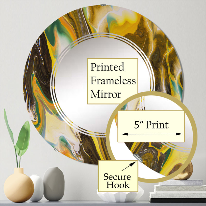 Miroir de salle de bain sans cadre, 24 po x 24 po