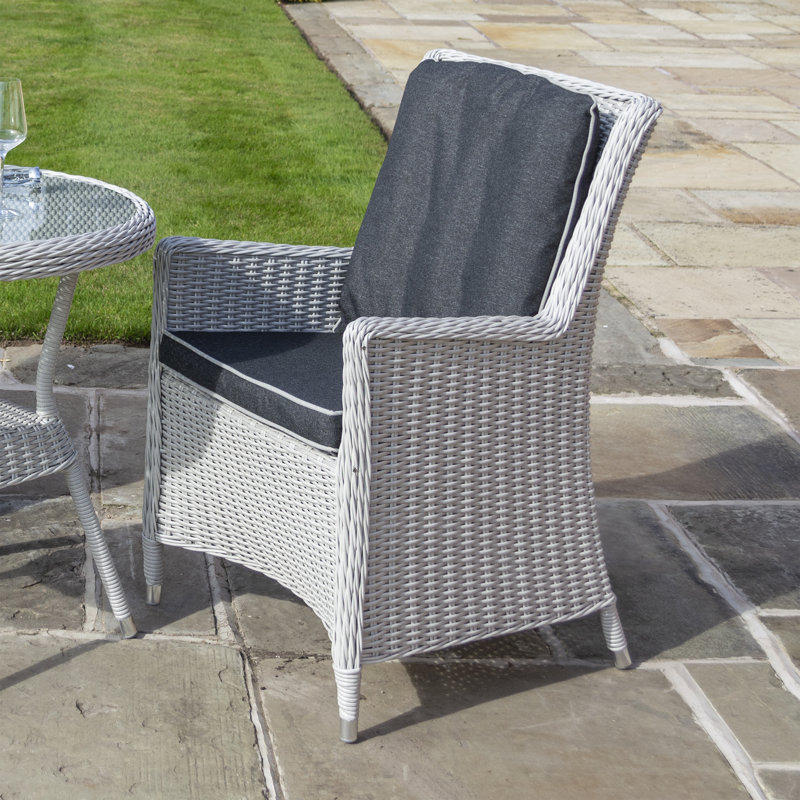 Prestbury Bistro Set Natural, Putty Grey