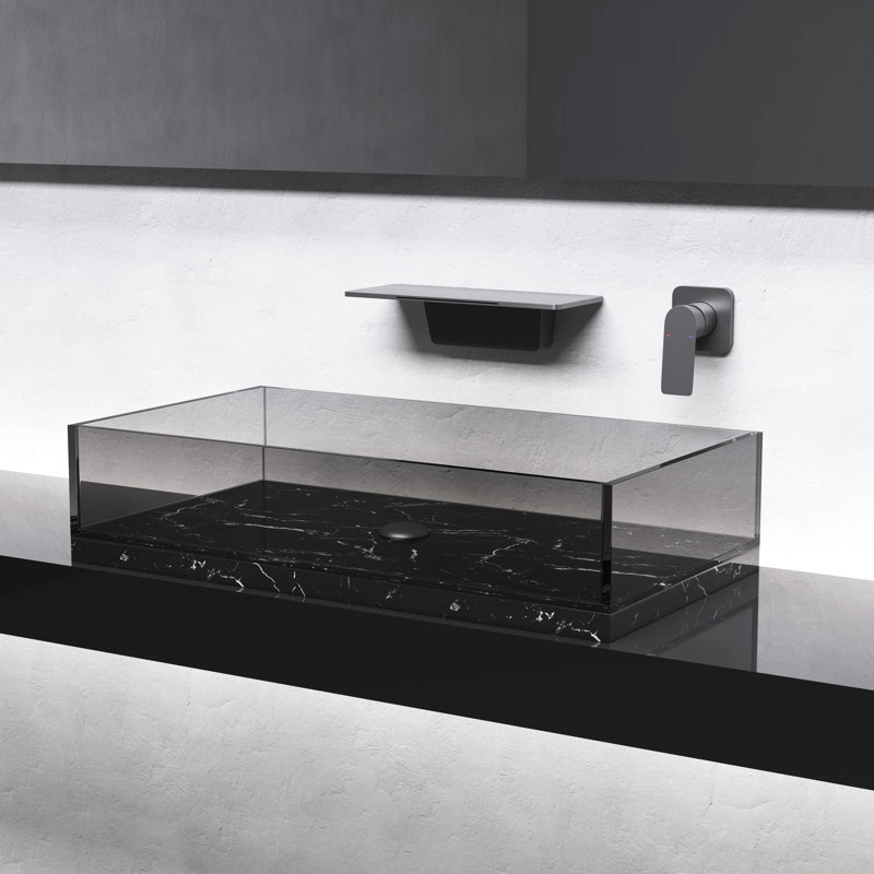 Gunmetal Bathroom Sink Faucet - Waterfall Style With Brass Material For Durability, Single Control Quality A Reliable Faucet, , Adjustment
