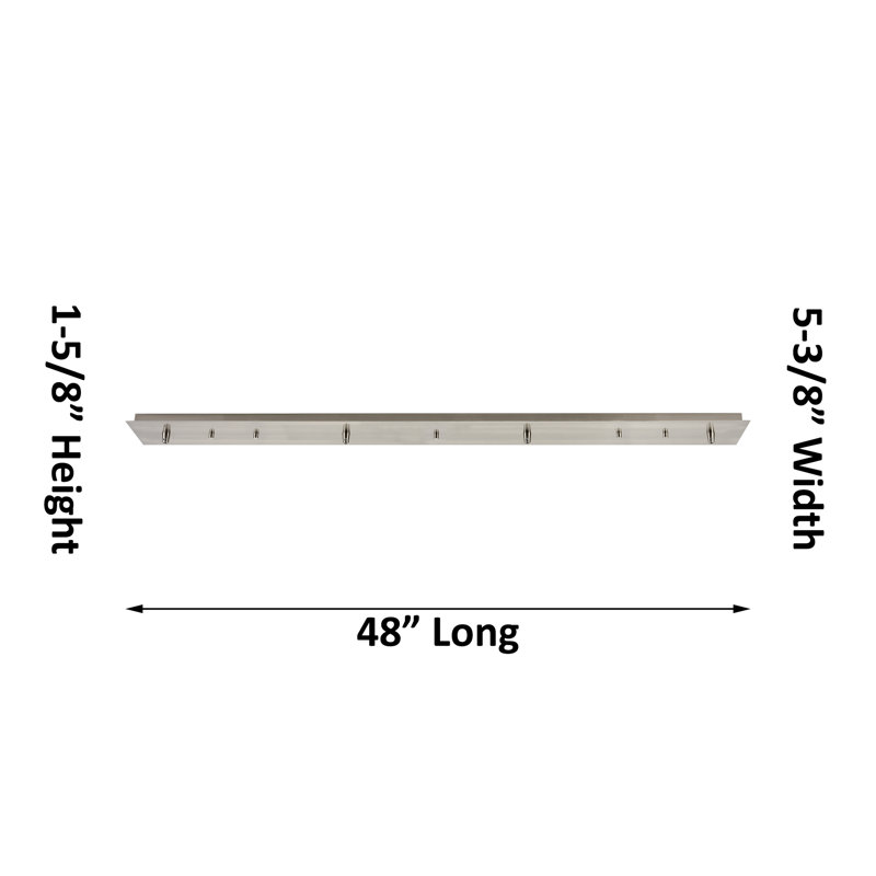 Caius - Luminaire suspendu linéaire suspendu à 4 lumières de 49 po - Finition nickel satiné - Abat-jour tourbillon déco