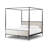 Modella Upholstered Metal Canopy Bed-1365472173