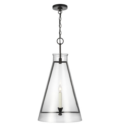 Luminaire suspendu conique à 1 lumière Buroker par Chapman & Myers