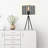 Nalston 18.5"H Black Tripod Table Lamp