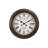 Clocks, 20" Round, Wall Clock, Brown, Transitional