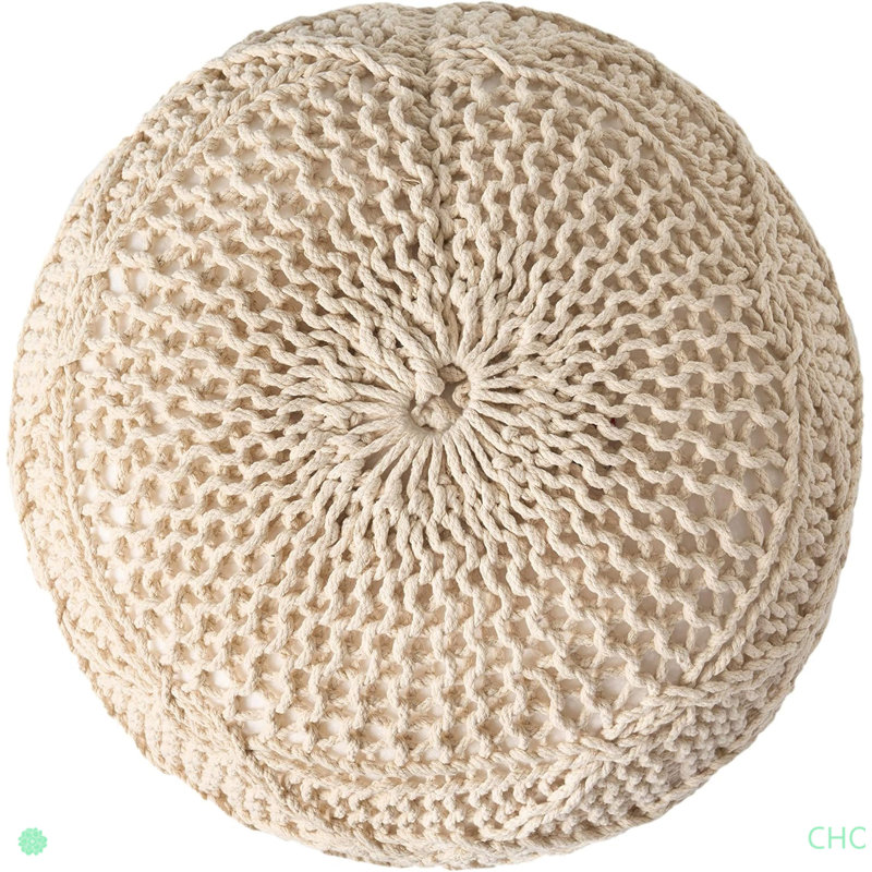 Fauteuil à billes Malibu Pouf, Laine ivoire