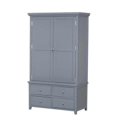 Freestanding Large Kitchen Pantry Wooden Kitchen Storage Cabinet with 8 Door Shelves