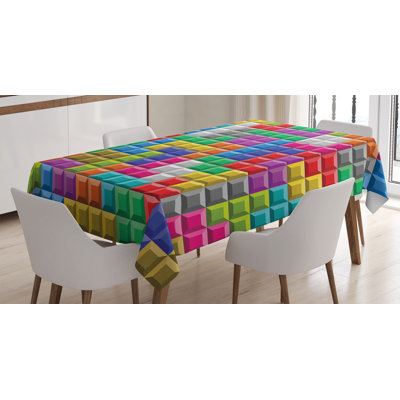 Video Games Dining Room Kitchen Tablecloth