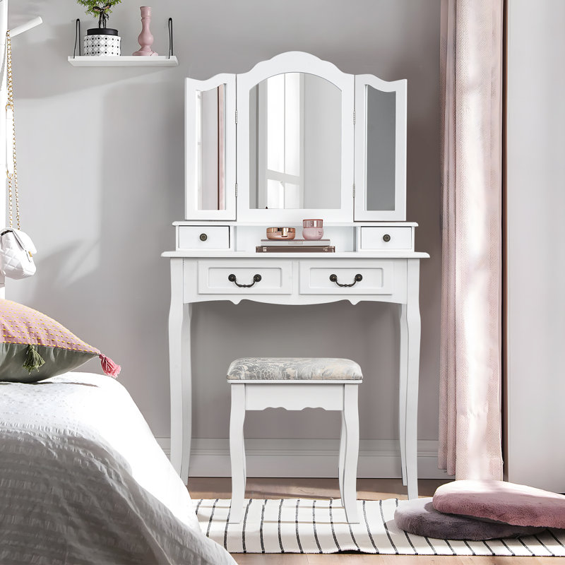 Aaronsburg Dressing Table with Mirror