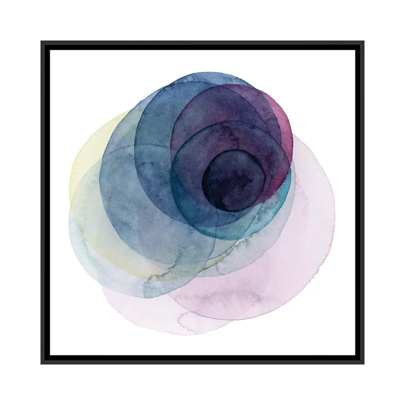 « evolution des planètes iii », impression sur toile, H 18 po x l 18 po x P 1,5 po, Toile encadrée noire