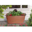 Manhattan 40" Balcony Planter & Pond – Large Outdoor Rectangular Planter Box-14212035