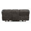 Canapé inclinable électrique moelleux en microfibre avec port USB et cadre en bois massif-134003273