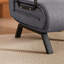 Fauteuil-lit pliant convertible avec dossier réglable à 5 positions, canapé-lit confortable pour les petits espaces-1520641784