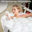 Baignoire autoportante relaxante avec surface solide et salle de bain moderne