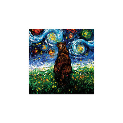 " Tortoiseshell Cat Night " by Aja Trier