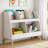 Allya Multi-Cubby Bookcase with Toy Storage-1373817145