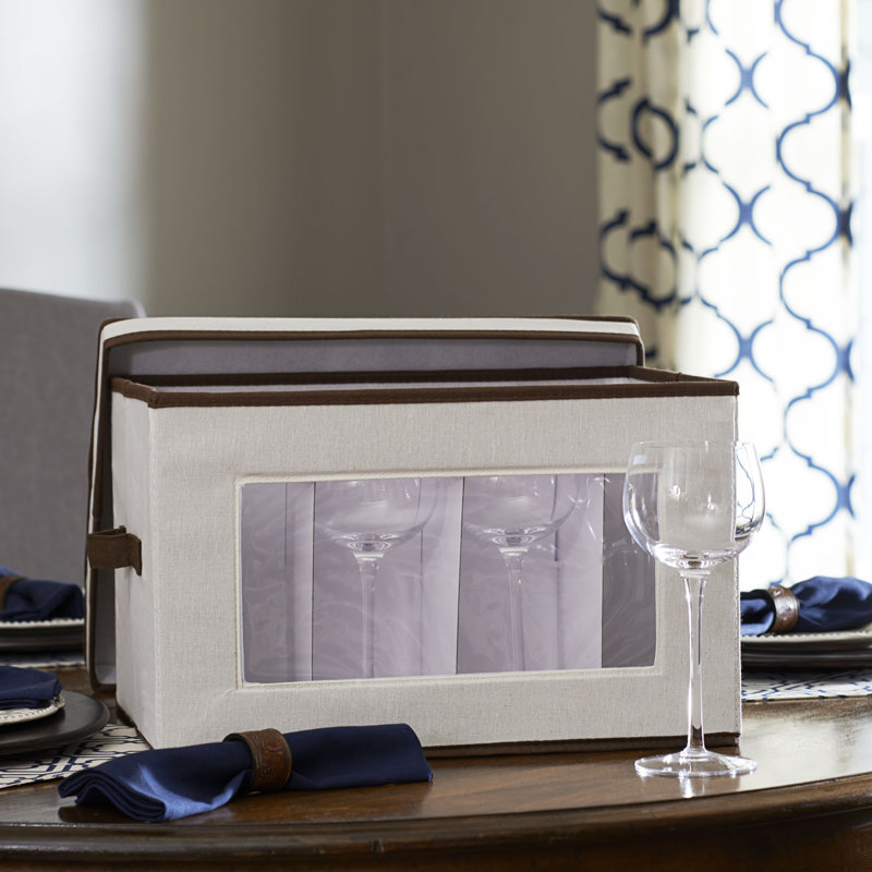 Wayfair Basics® Storage Chest Stemware