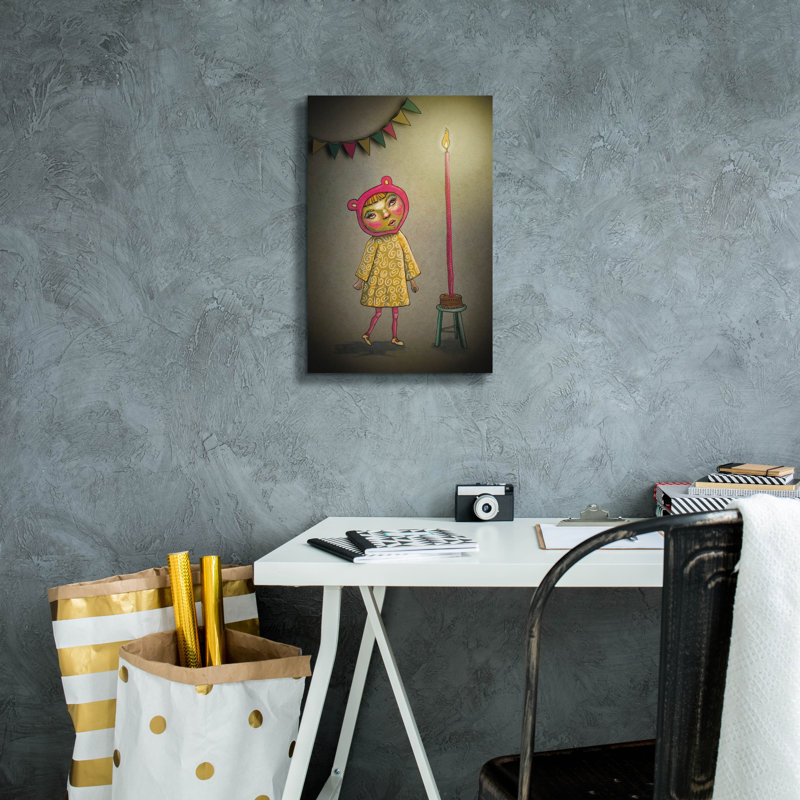  «Make A Wish» par Bebe Keith, art mural sur toile, 12 po x 18 po