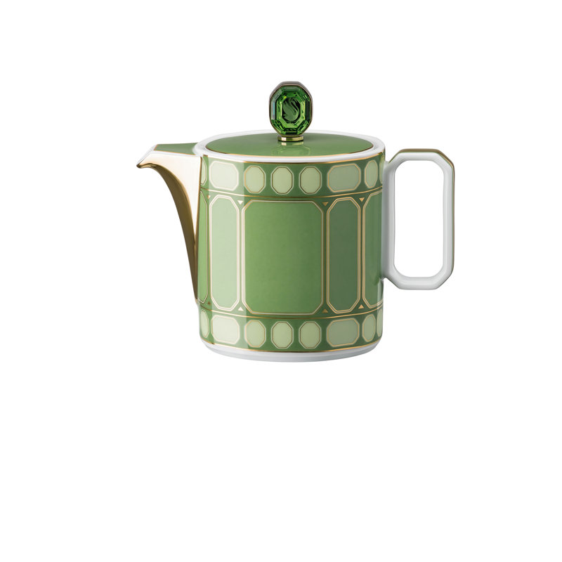 Devises - Crémier avec couvercle vert fougère 6 oz