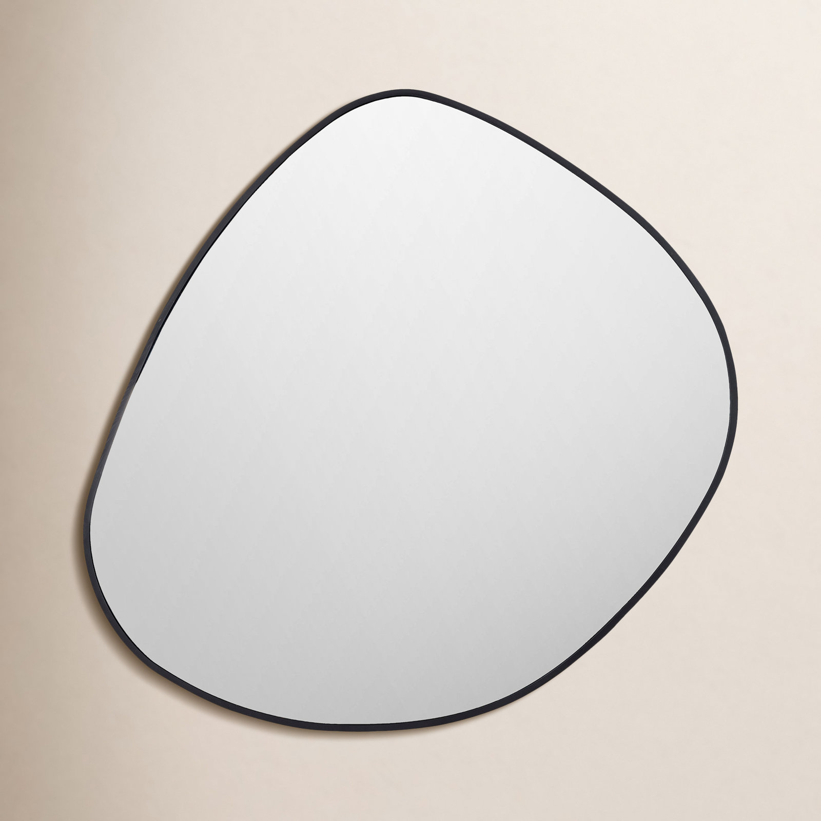 Eastie Accent Mirror, Black, 37" x 36"