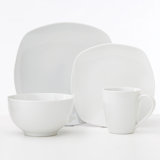 Barnegat 16 Piece Porcelain China Dinnerware Set - Service for 4