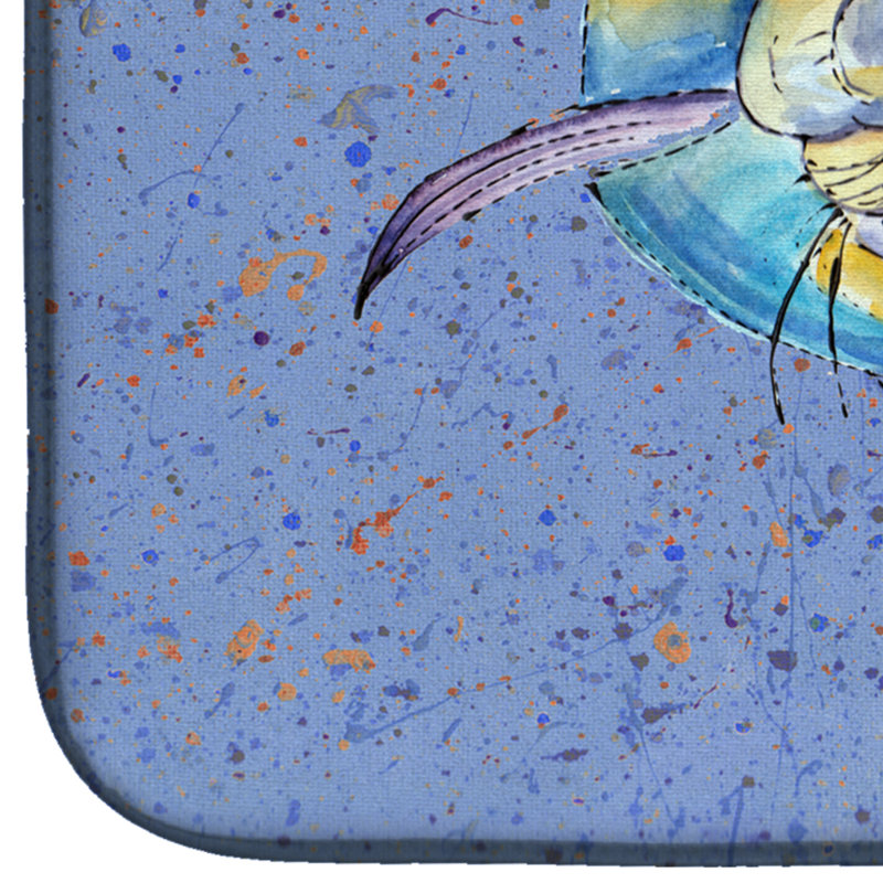 Tapis de séchage marlin, Bleu