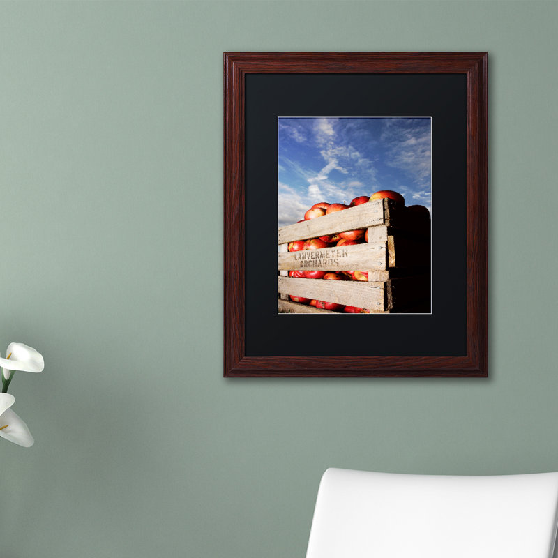 «Joden Orchard» par Jason Shaffer, reproduction de photo encadrée, H 14 po x l 11 po x P 0,5 po, Noir, Cadre argenté