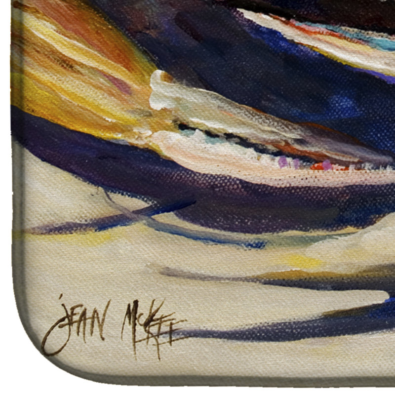 Tapis de séchage crabe au bleu crabe crabe