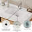 Loubertha 48'' Single Bathroom Vanity with White Top, Multi-layer Solid Wood, Two Drawers and Open Shelf-1976282706