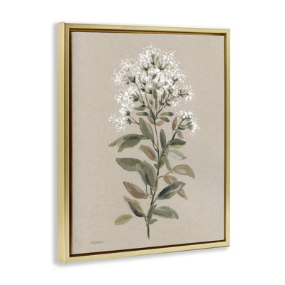 "Blooming Watercolor Flower", art mural sur toile flottante par Carol Robinson