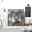 134cm H x 134cm W Geometric Bookcase-2047995465