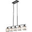 5-Light Glass Crystal Kitchen Island Pendant-412112075