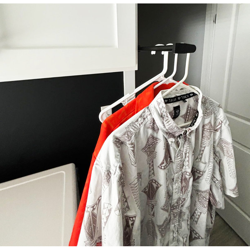 Tringle rétractable pour garde-robe, porte-vêtements extensible en aluminium pour pantalons, chemises et cravates, organisateur de garde-robe robuste