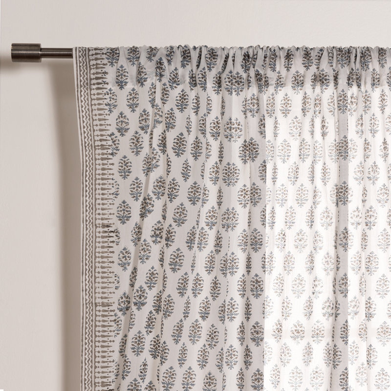 Rideaux transparents avec passe-tringle Adonys