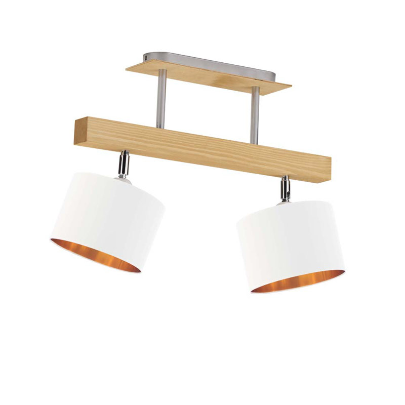 Keera 2 - Light Kitchen Island Pendant, White, Natural